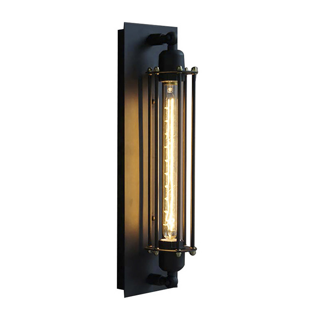 Vägg LED Lampa Vintage Industriell Järn Sconce Carvallo