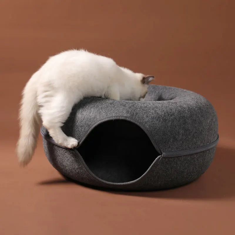 Donut Kattunnel Säng Carvallo