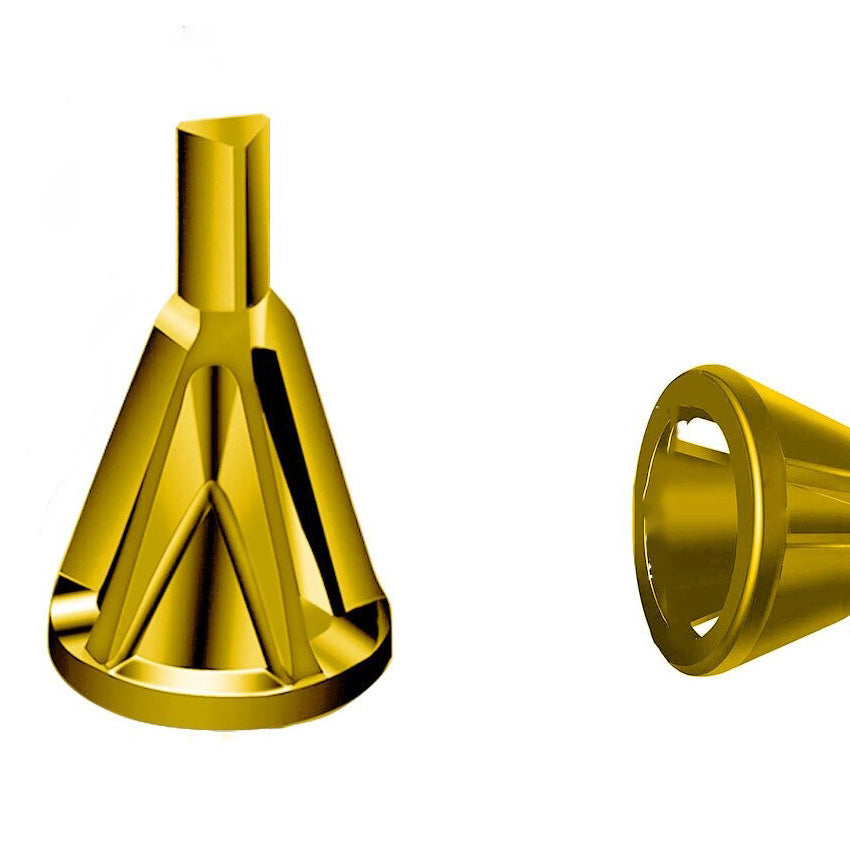 Skruvfräsning Avfasningsverktyg-Tools-Hemnix-3 spår Guld-Hemnix