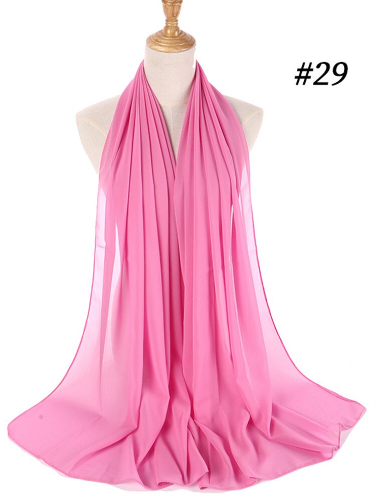 Chiffon Hijab pannband-Clothes for women-Bellasverige-Rosa-Hemnix