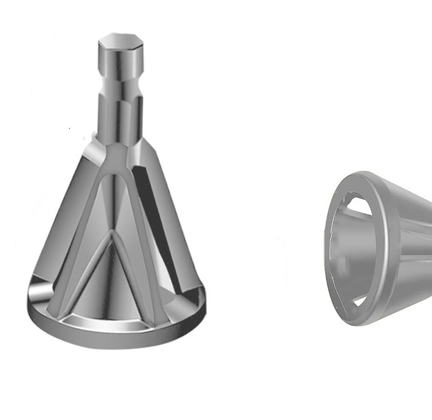 Skruvfräsning Avfasningsverktyg-Tools-Hemnix-6 spår Silver-Hemnix