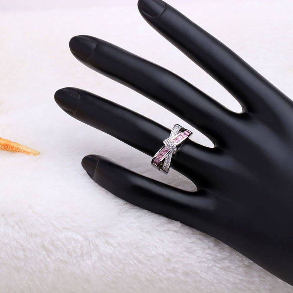 Criss Cross kristall ring-Jewelry for women-Hemnix-Hemnix