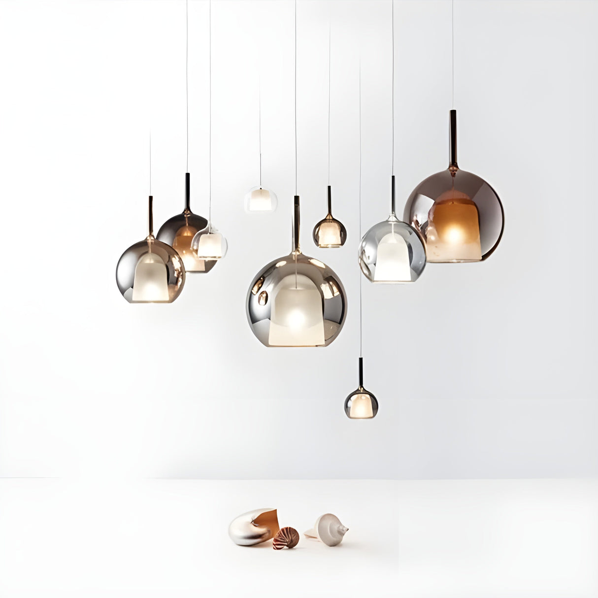 LED Kugelglas Pendellampa – Stilfull taklampa för vardagsrum Carvallo