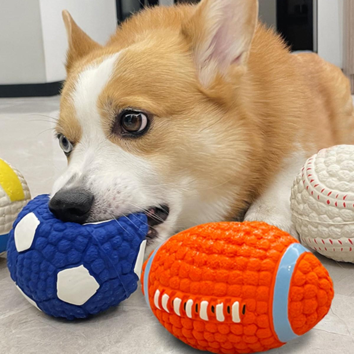 Pawelux Indestructible Chew Ball – Ultimata Hundleksak för Aggressiva Tuggare & Tandhälsa Carvallo