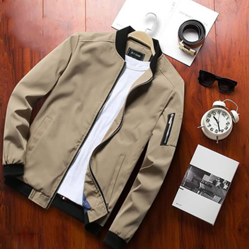 Bomberjacka För Män-Clothes for Men-Hemnix-Khaki-S-Hemnix