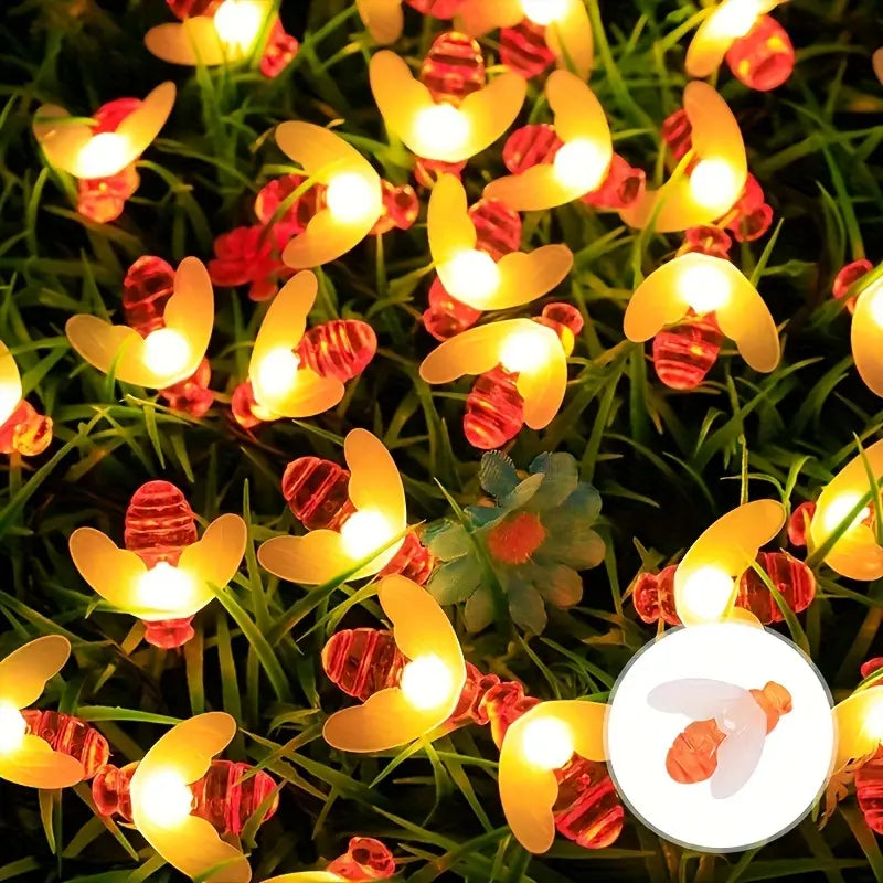 Solar blommor ljusslinga för trädgården Carvallo