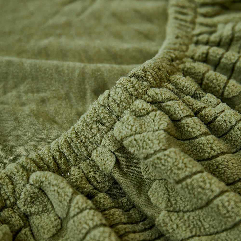 Modern Leaf Jacquard Vattentät Anti-scratch Sofföverdrag Carvallo