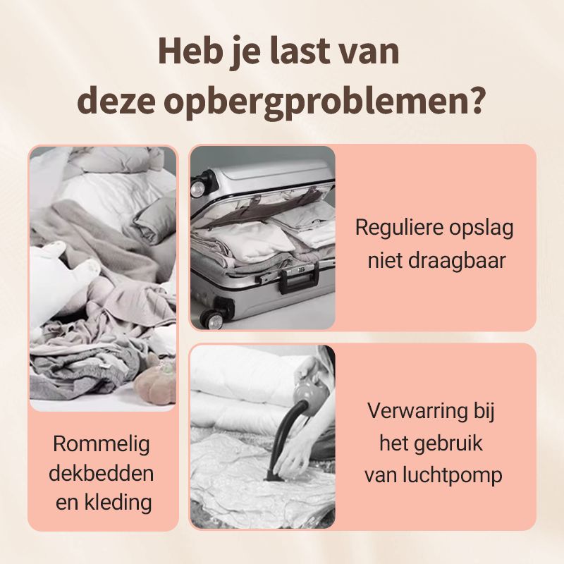 Carvallo - Komprimerade förvaringspåsar Carvallo