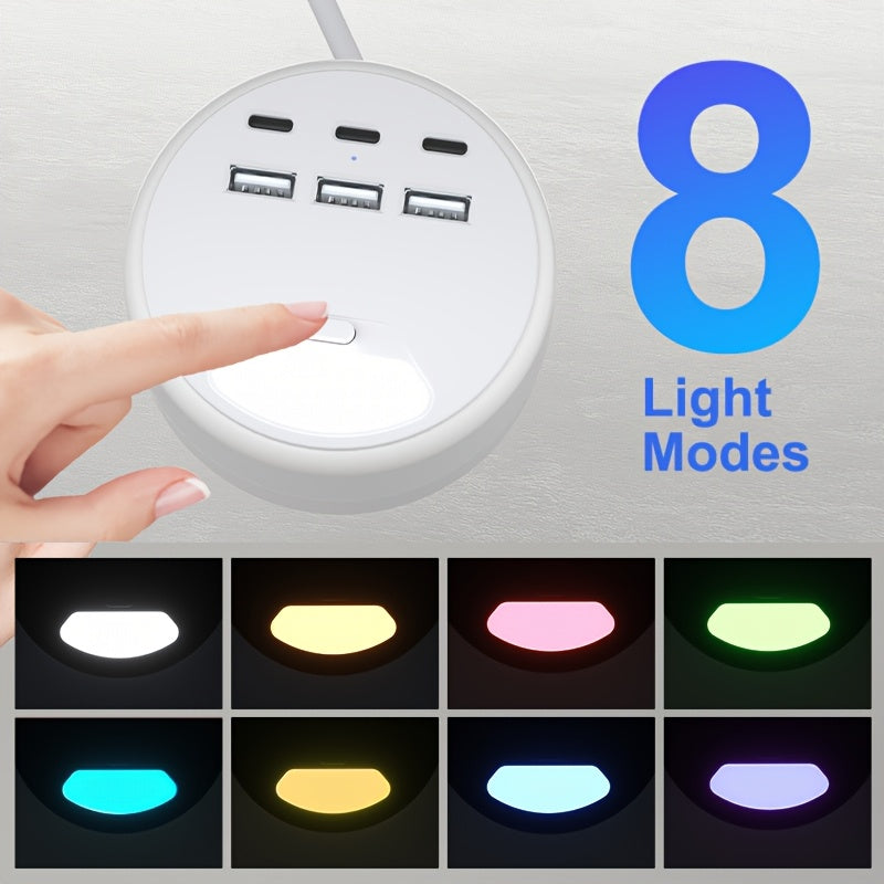 Smart överspänningsgrenuttag med USB-portar – 1,2 m förlängning med flera uttag MILA Sverige