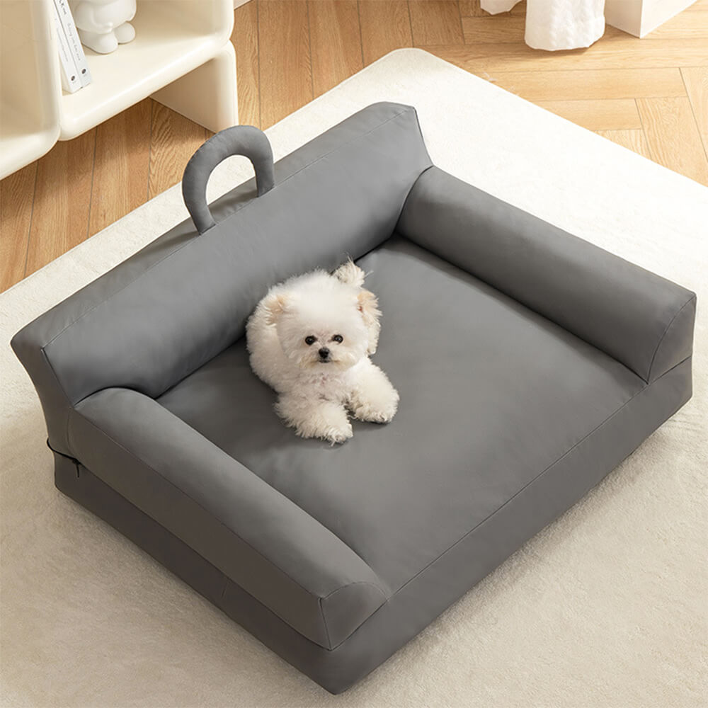 Elevated Pet Sofa Bed Stilig Vattentät Ergonomisk Komfort Carvallo