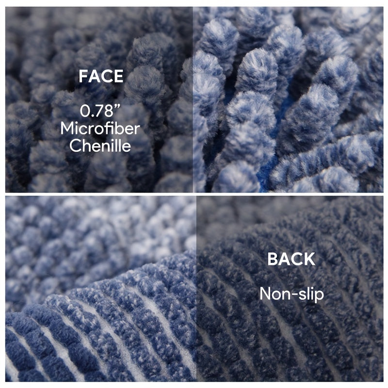 Chenille Badrumsmatta – Lyx och Komfort för Badrum och Entré Carvallo