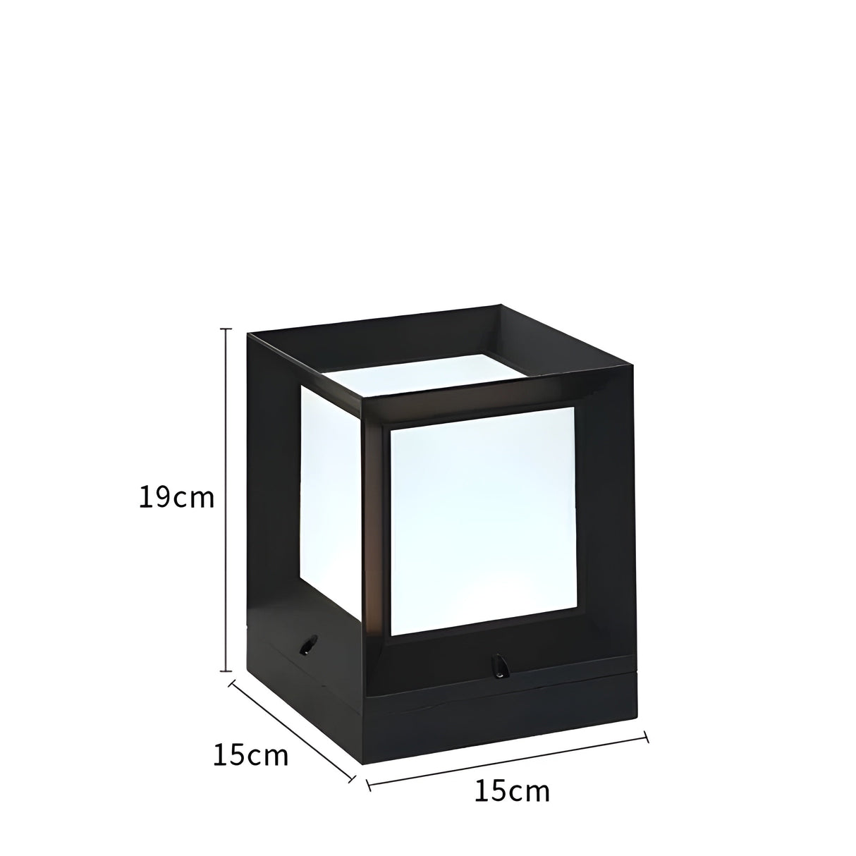 GroveGlow Light - Avslappnad LED-utomhuspelarlampa Carvallo