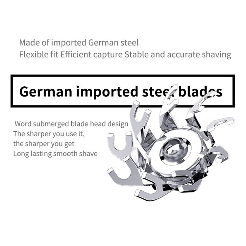 MagnoTrim kompakt elektrisk rakapparat för män – magnetisk bladdesign MILA Sverige