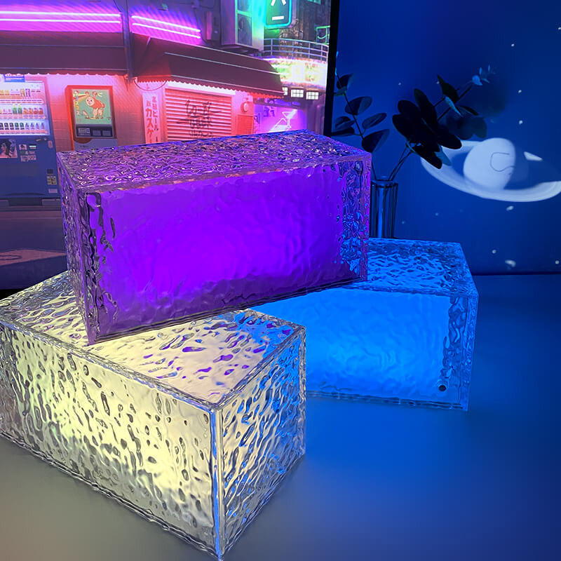 GlacierGlow LED-bordslampa – Isig elegans, fascinerande färger MILA Sverige