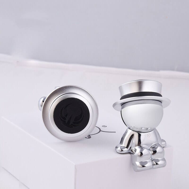 Liten man magnetisk telefonhållare-Cars-Hemnix-Silver Böjda knän-Hemnix