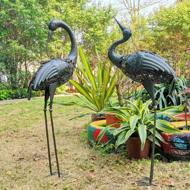 Modern järnkran Solar LED vattentät landskapslampa MILA Sverige