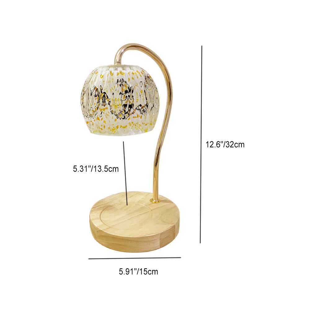 Japanskinspirerad sfärisk glaslampa MILA Sverige