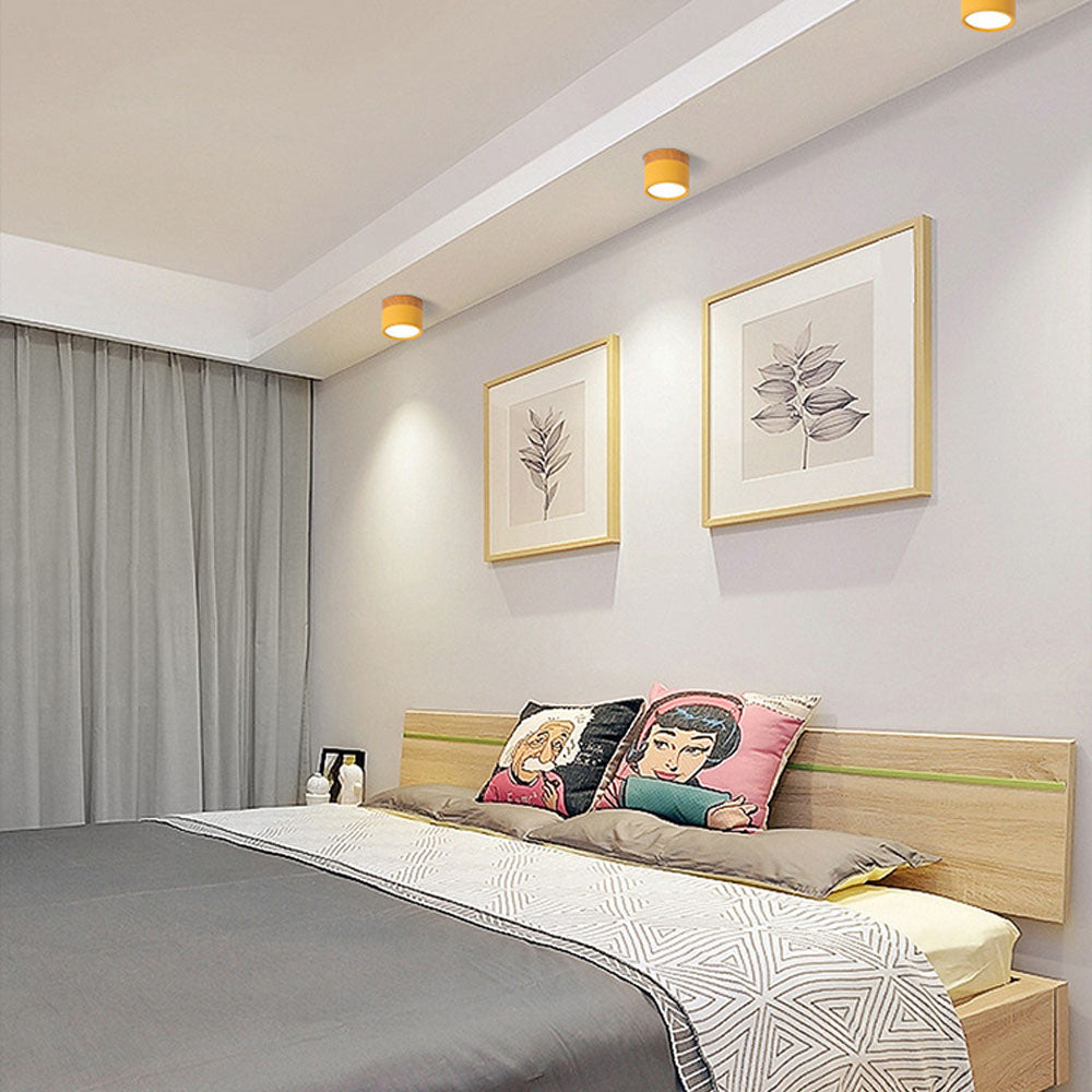 LED Taklampa Modern Flush Mount Cylinder Carvallo