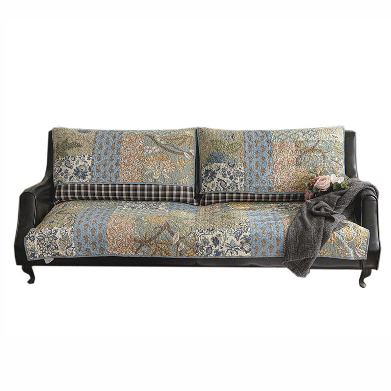 Europeisk blommig bomullssofföverdrag Sofo skyddande icke-glidande Carvallo