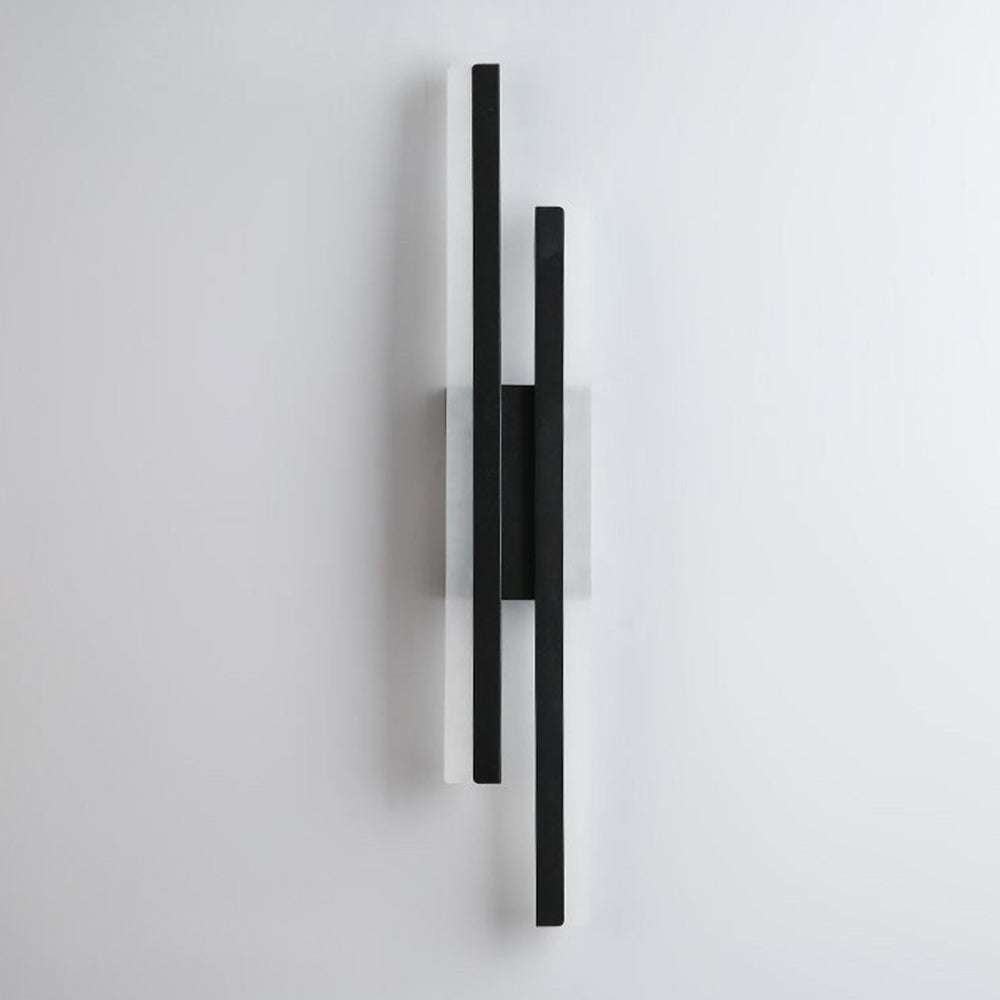 Akryl LED Vägglampa | Vardagsrum | Metall-Akryl | 18,9" Armatur | Brick by Brick Carvallo