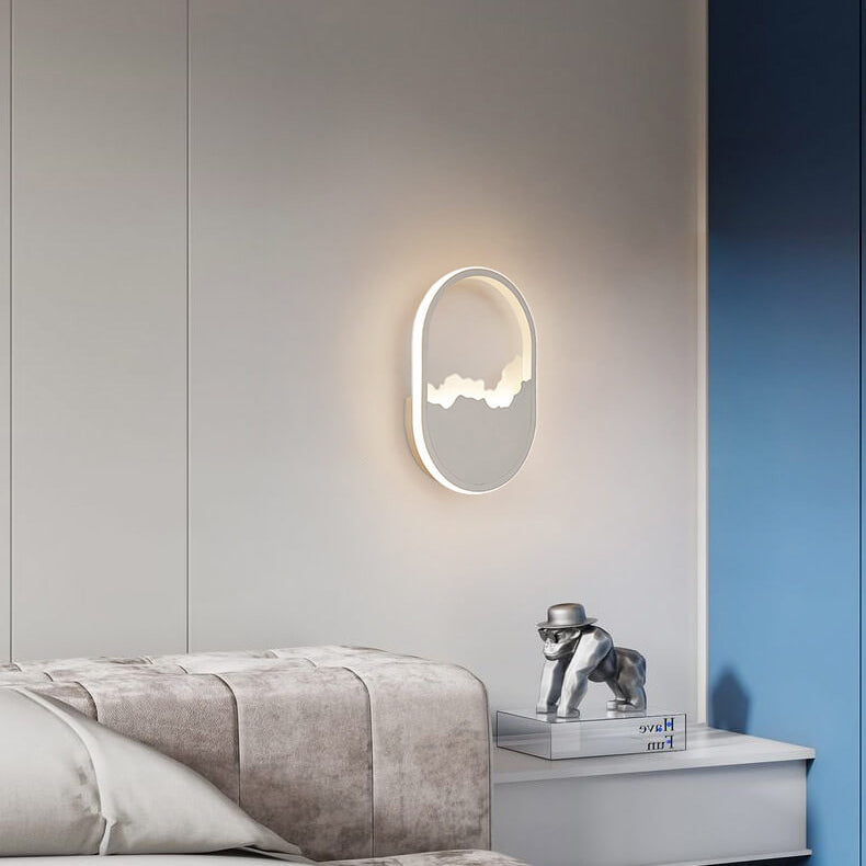 WaveGlow - Ovalt LED-vägglampa med vågdesign Carvallo