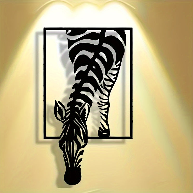 Zebra Silhouette Väggdekoration - Stilfull Elegans för Ditt Utrymme Carvallo
