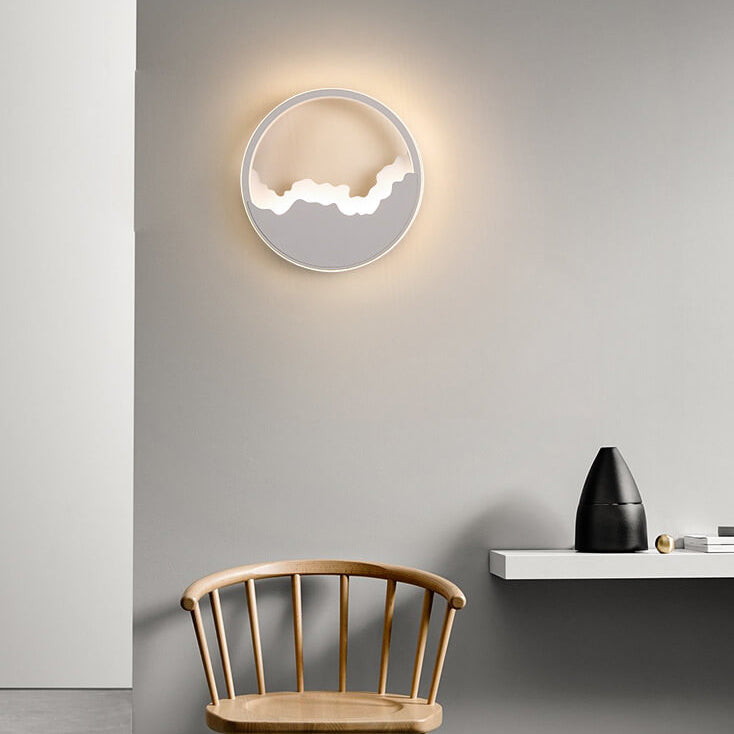 Carvallo - Modern LED vägglampa med elegant vågmönster för stilfull belysning Carvallo