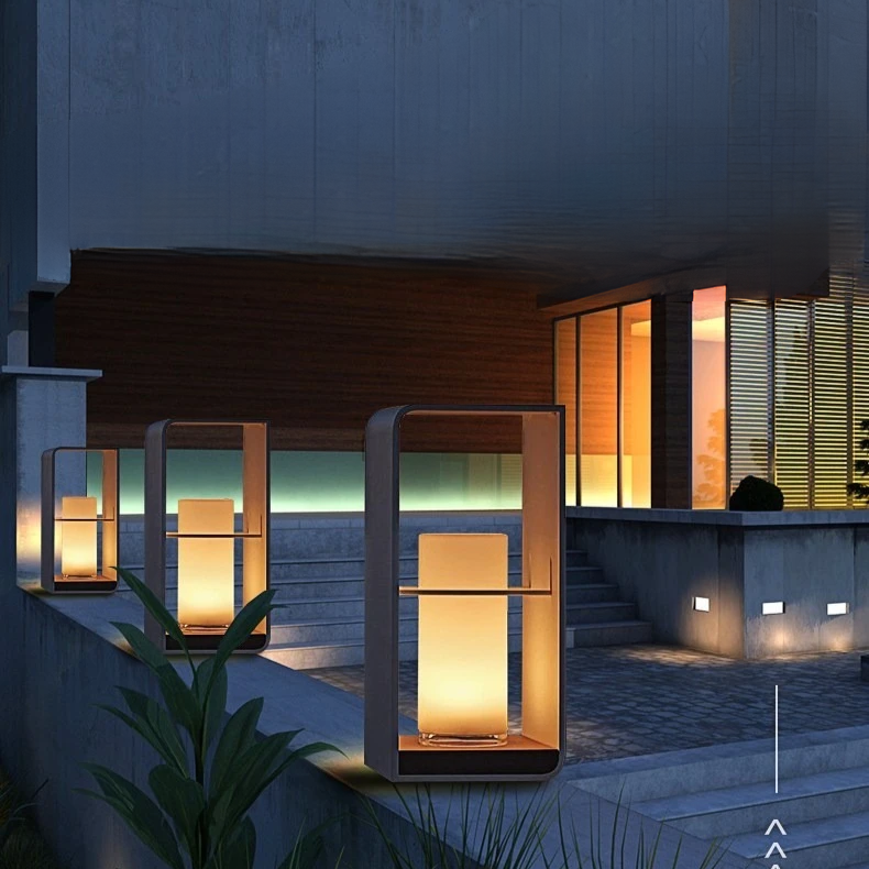 Modern solterrasslampa Carvallo