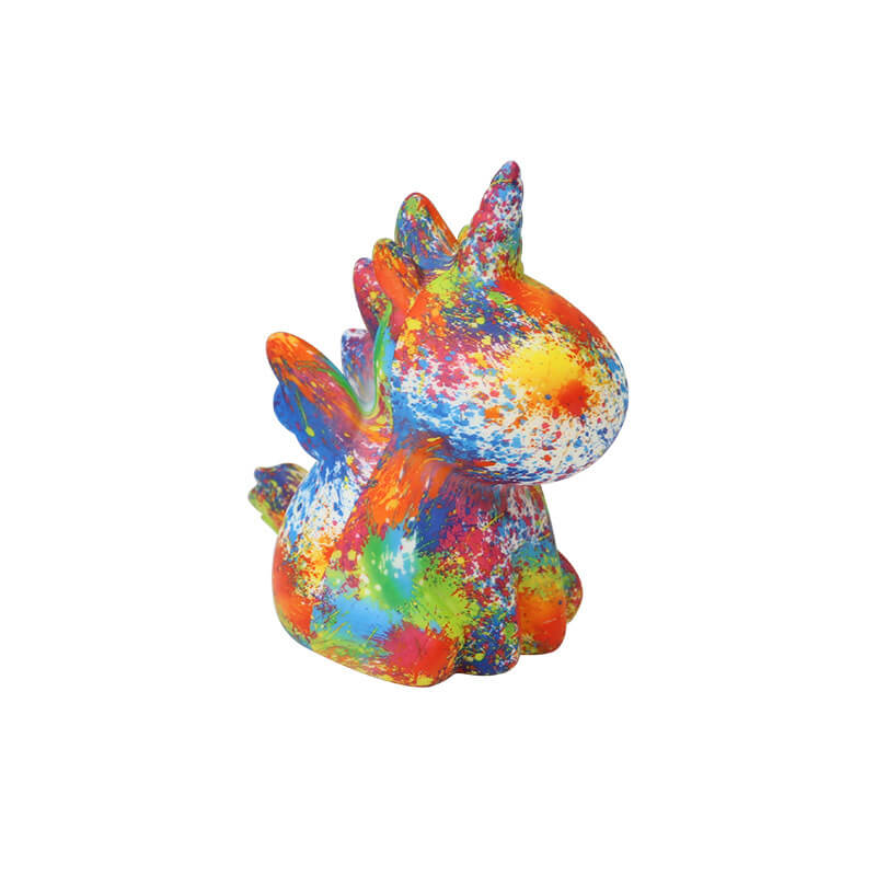 UnicornGlow | Handmålad 3D-tryckt LED-nattlampa MILA Sverige