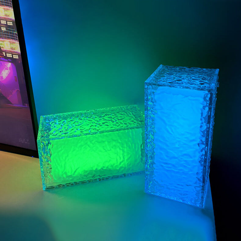 GlacierGlow LED-bordslampa – Isig elegans, fascinerande färger MILA Sverige