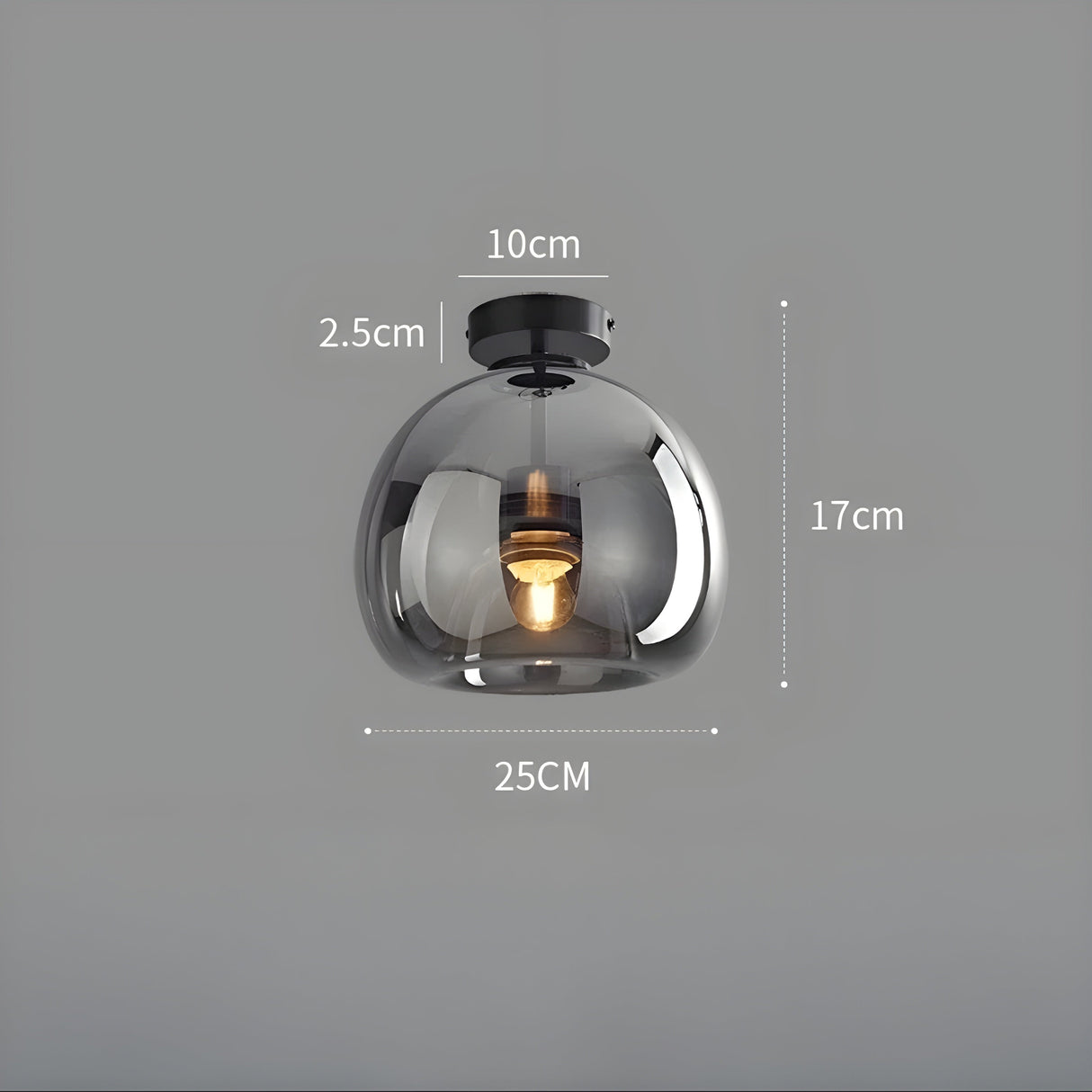 LustroCeil Light - Minimalistisk Glas-Taklampa Carvallo