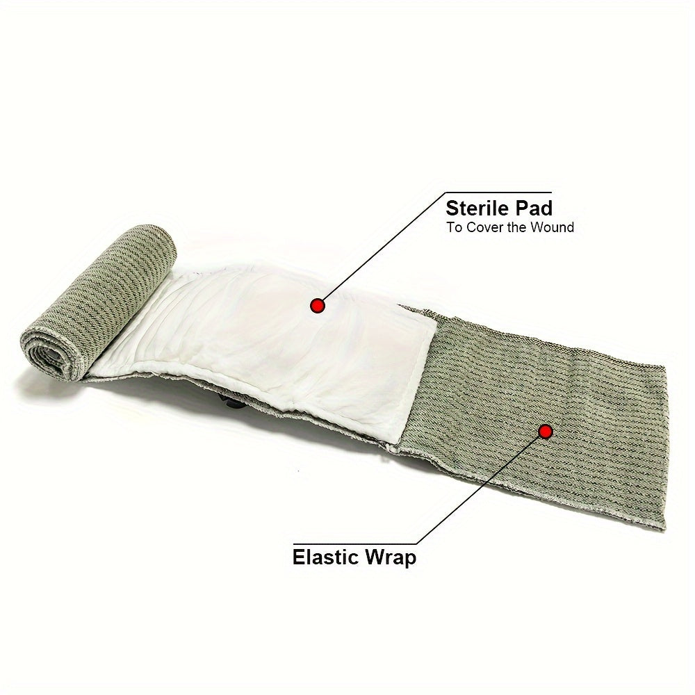 Carvallo Första-hjälpen-bandage Mediflex | Med Steril Wundplåster | 10,5 × 162 cm | Flexibel & Hygienisk Carvallo
