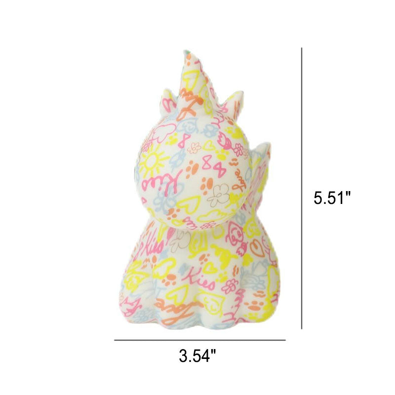 UnicornGlow | Handmålad 3D-tryckt LED-nattlampa MILA Sverige