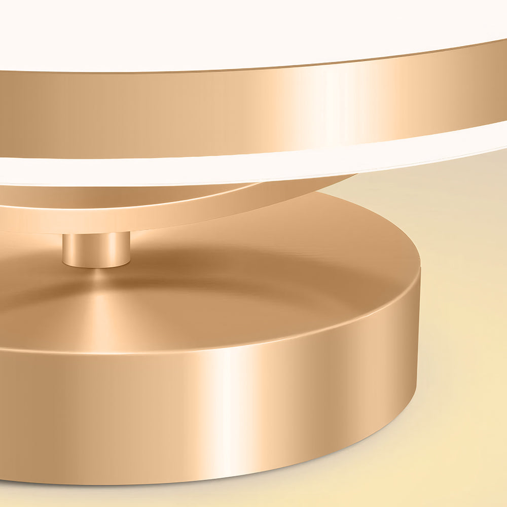 Modern Iron Hallway LED Ceiling Light | 7.87–19.68 in Diameter | Gold Finish Minimalist | Fixture | Brick by Brick Carvallo