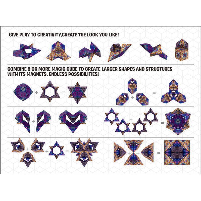 Magnetisk pusselkub leksak för barn Carvallo