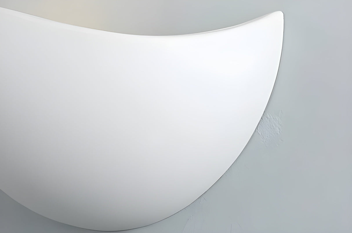 NoirLume Light - Minimalistisk halvcirkelformad LED vägglampa Carvallo