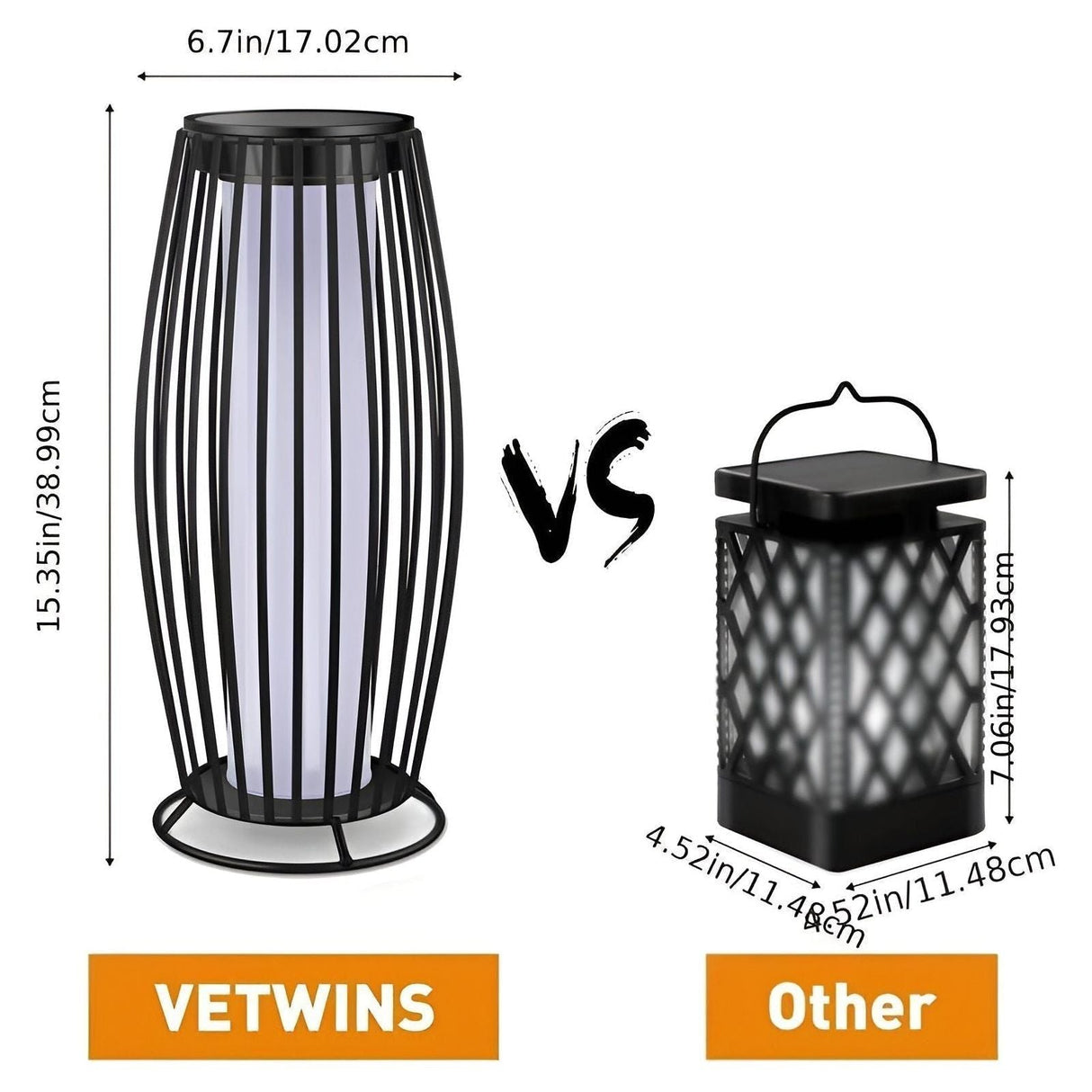 EmberGlow Light - Metall USB Uppladdningsbar Solflammslampa Carvallo