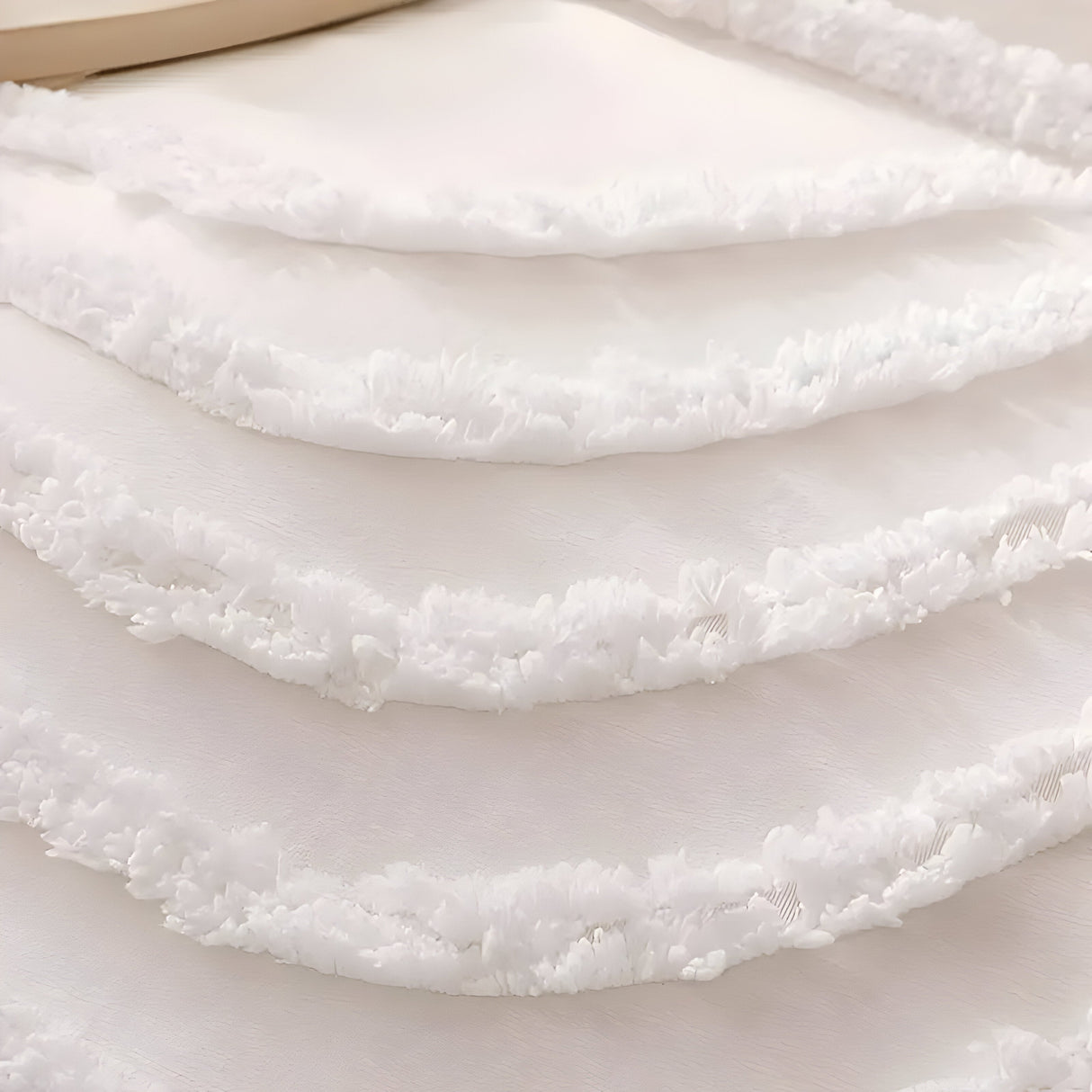 PureHaven Duvet-set - 3 delar Lyxig Randig Klippt Sängöverdrag Carvallo