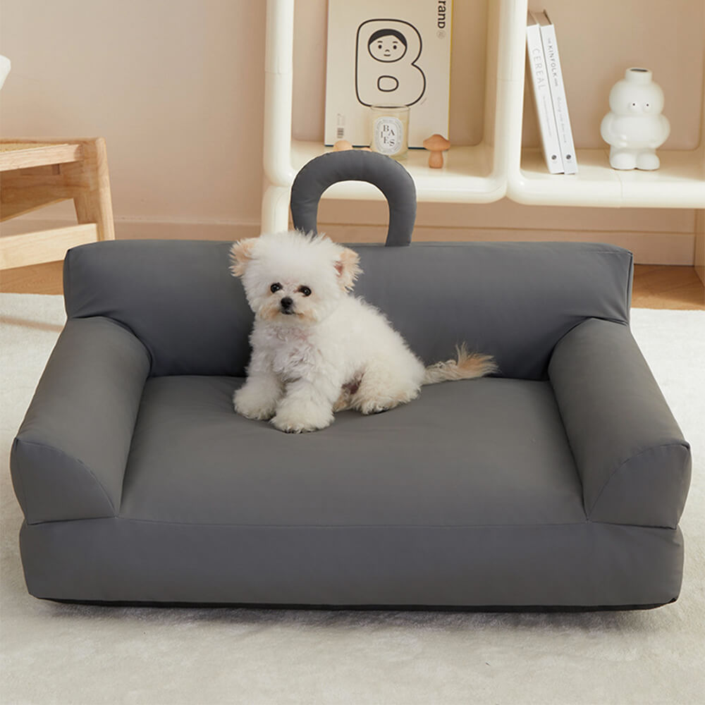 Elevated Pet Sofa Bed Stilig Vattentät Ergonomisk Komfort Carvallo