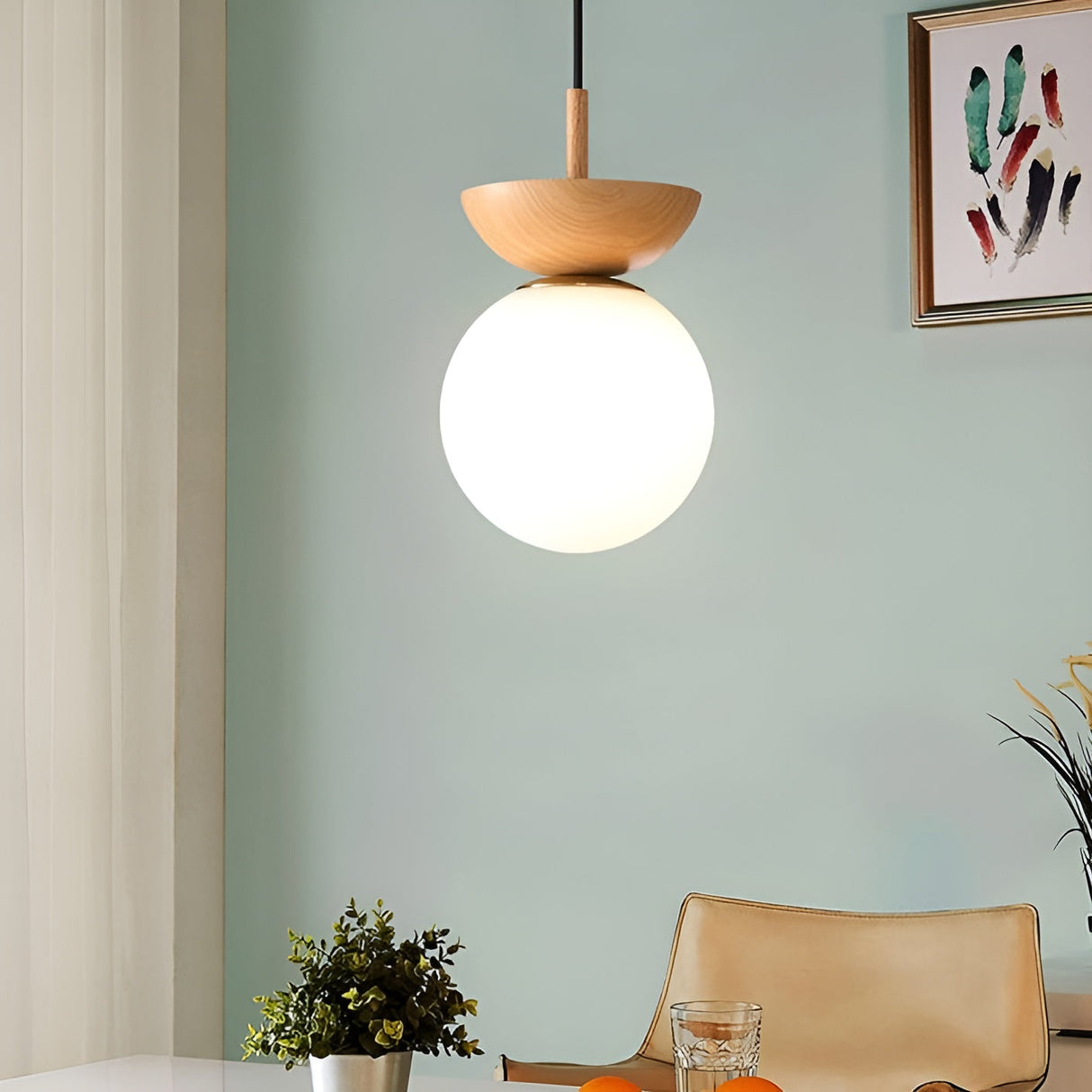BalconyBloom Light - LED-taklampa i japansk stil Carvallo