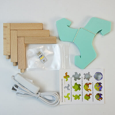 DIY Mondlampe LED Nachtlicht USB Dekorative Tischlampe MILA Sverige