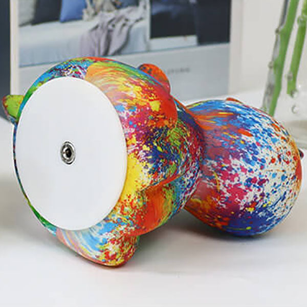 UnicornGlow | Handmålad 3D-tryckt LED-nattlampa MILA Sverige