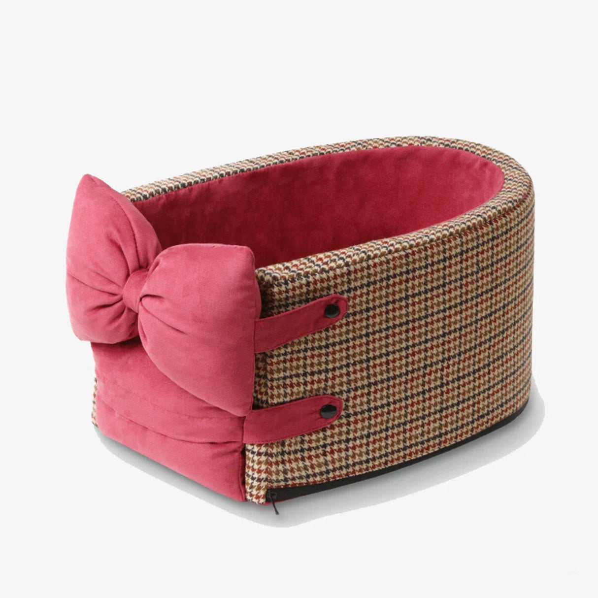 Houndstooth Lookout Console Pet Car Seat – Bekväm, Säker & Stilren Carvallo