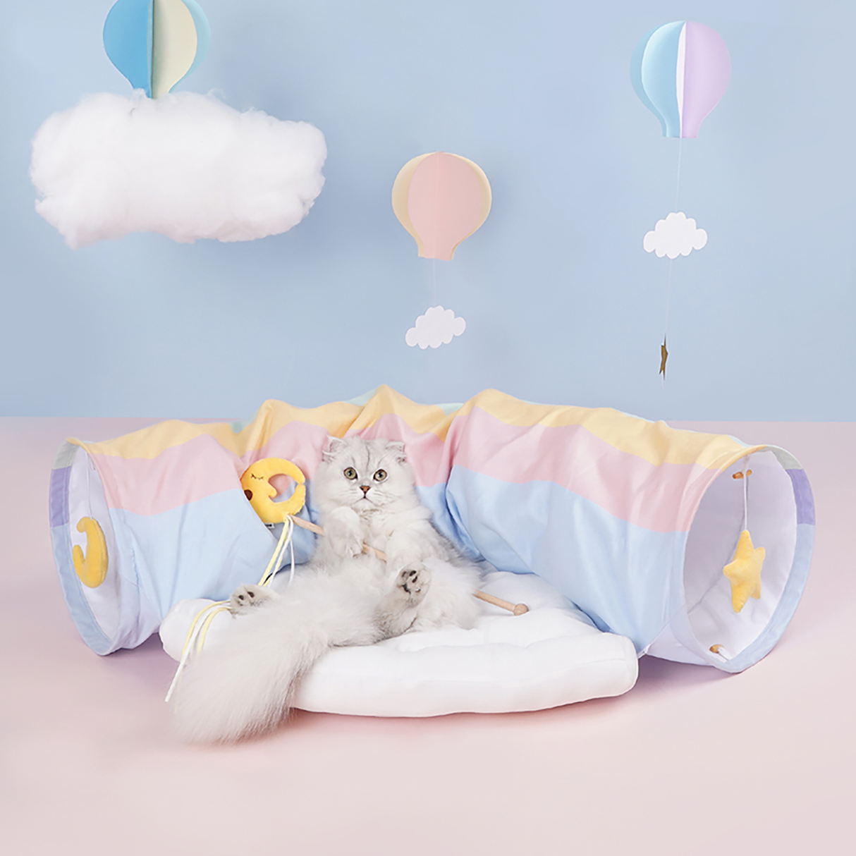 Candy Cloud Kattunnel – Mjuk, Mysig, och Lekfull Carvallo