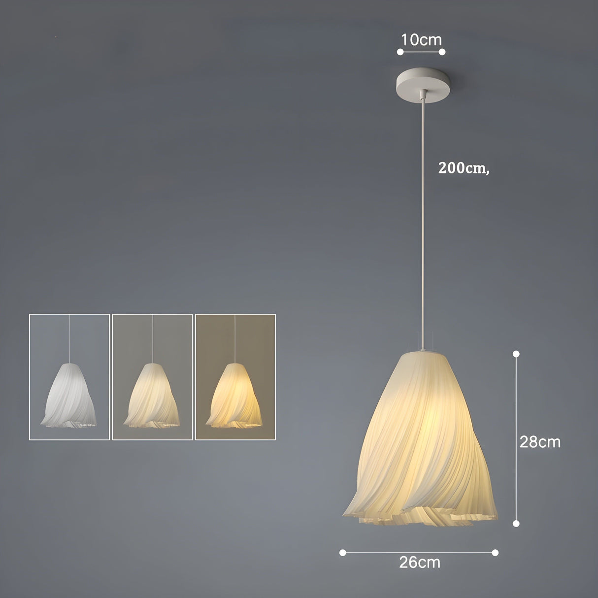 FloraBloom Light - Nordisk 3D-utskriven blomm som hänglampa Carvallo