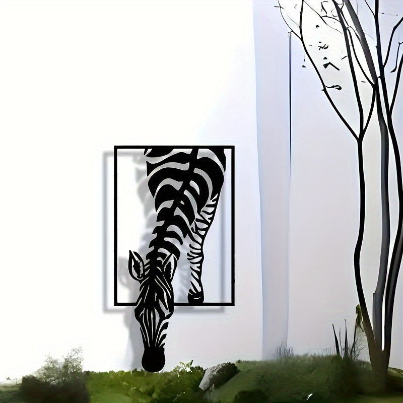 Zebra Silhouette Väggdekoration - Stilfull Elegans för Ditt Utrymme Carvallo