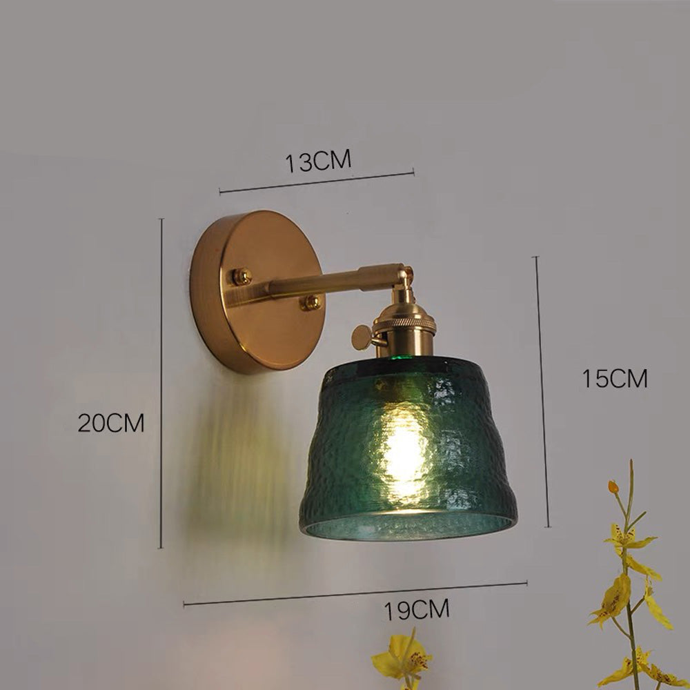 Modern Justerbar Glas Vägglampa Carvallo