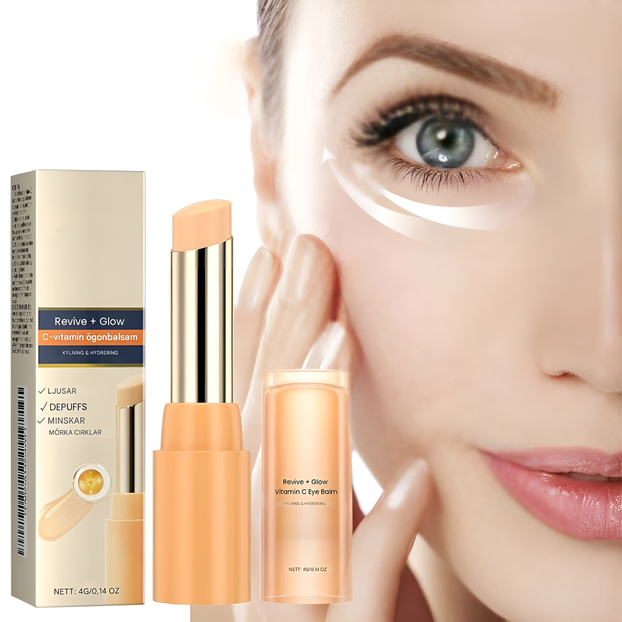 LumiStick - Anti-Rynk Återfuktande Stiftkräm För En Slätare Hud - Vitamin C Berikad-Återfuktande Ansiktskrämer-BB-1 st-Hemnix