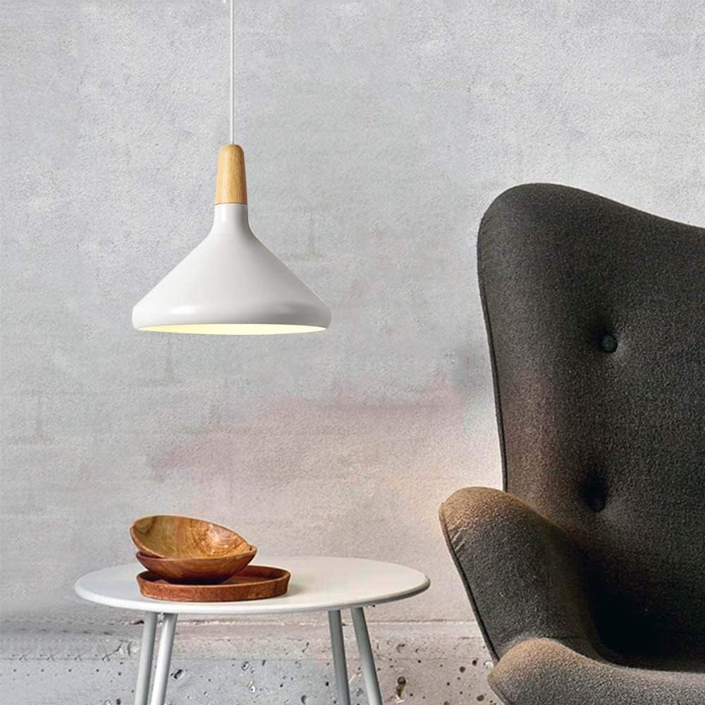 Nordisk Macaron Pendant Light | Trä Accent | Minimalistisk Charm | D7.09"-15.35" | Brick by Brick Carvallo