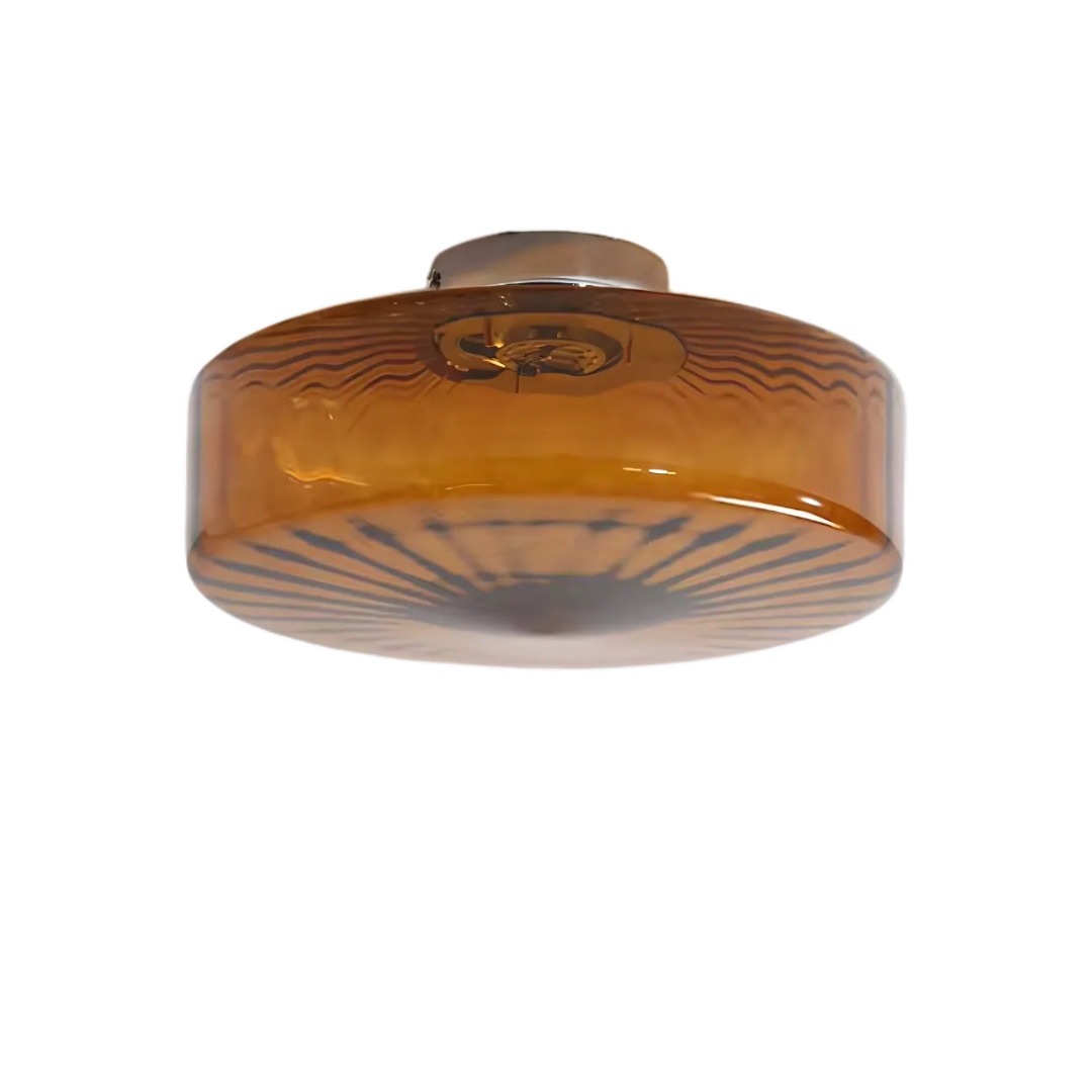 RadiantAura – Solstråle glasloftslampa för elegant belysning och stilfull inredning Carvallo